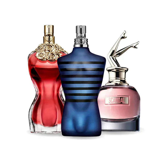 Pack de 3 Perfumes : La Belle, Ultra Male & Scandal – 100 ml chacun