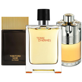 Pack de 3 Perfumes : Terre d’Hermès, Azzaro Wanted & Tom Ford Noir Extrême – Eau de Parfum – 100 ml chacun