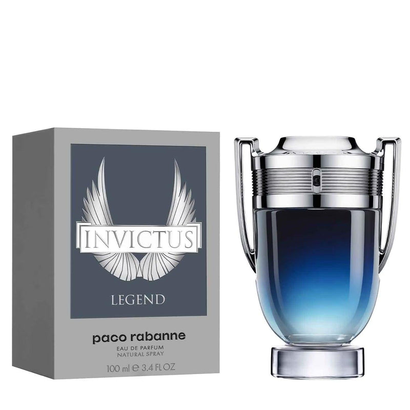 Pack de 3 Perfumes : Paco Rabanne Invictus, Invictus Legend & Invictus Victory – Eau de Parfum – 100 ml chacun