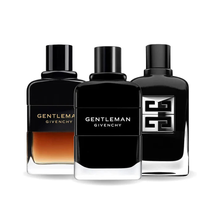 Pack de 3 Perfumes : Gentleman, Gentleman Réserve Privée & Gentleman Society – 100 ml chacun